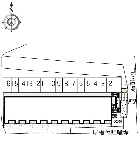 橿原市新賀町 月極駐車場